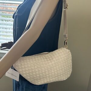 Romee Woven Saddle Bag by Pretty Simple